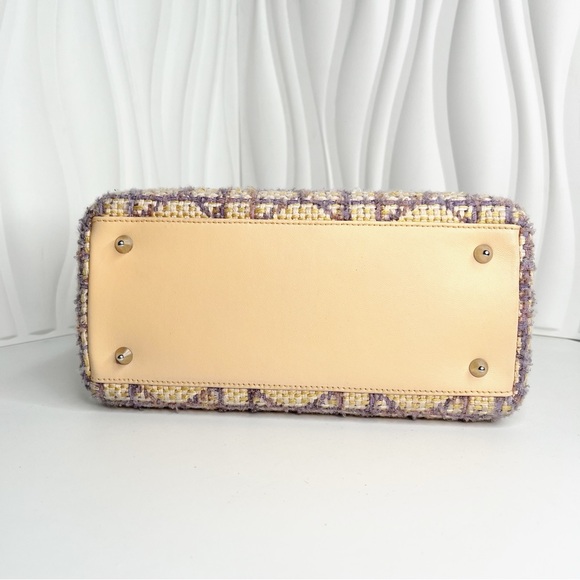 Lady Dior Limited  Purple Tweed 2WAY Hand Bag - Picture 3 of 7